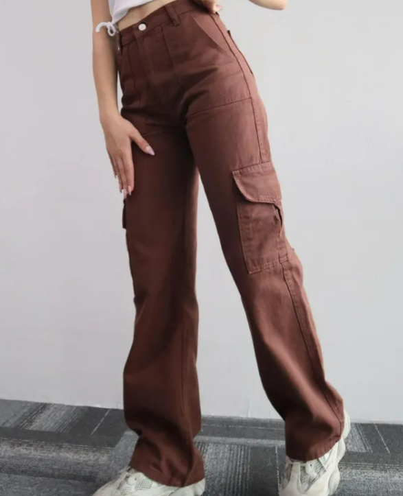 High-Rise Statement Jeans