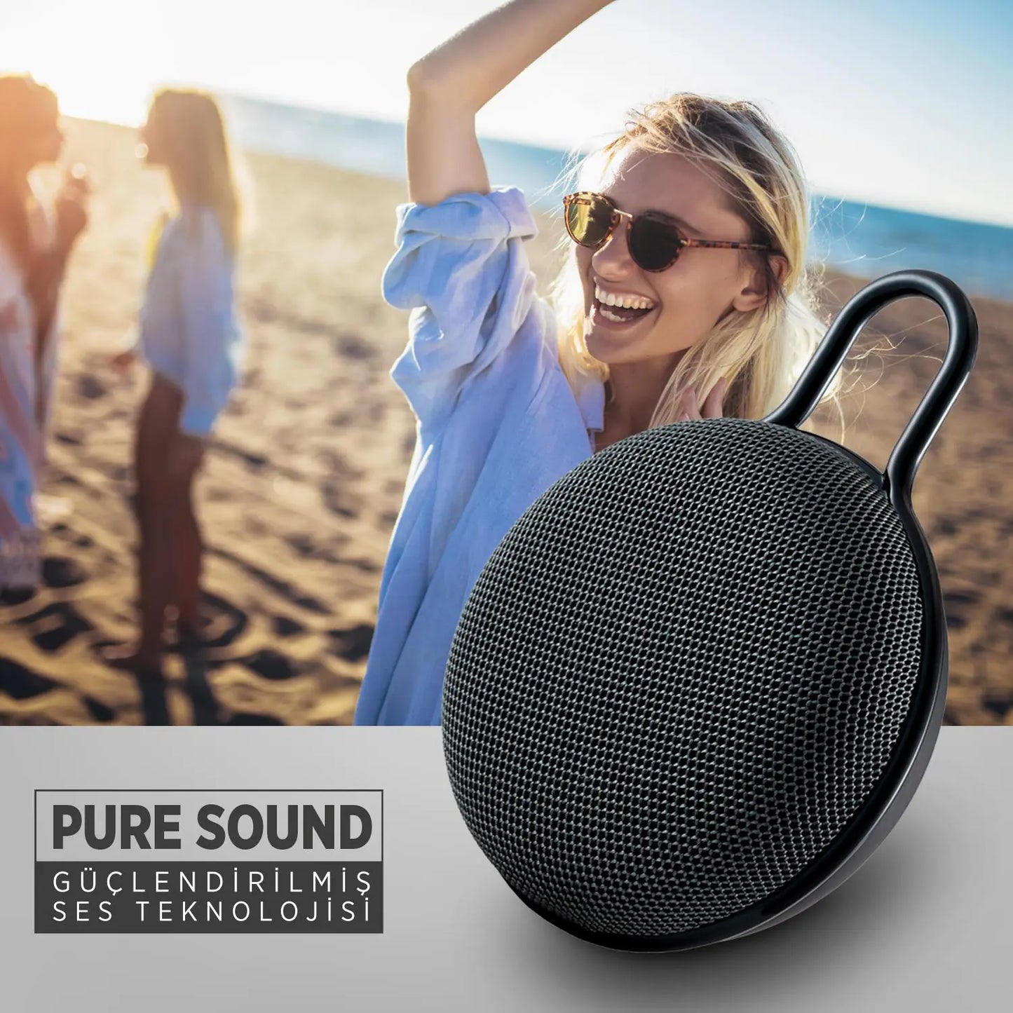 Portable Wireless Speaker Black