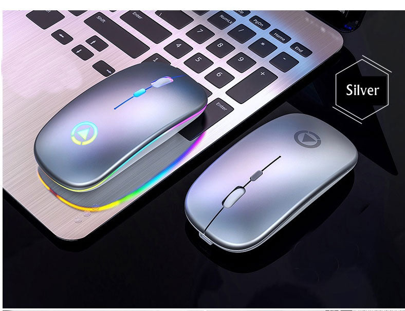 RGB Wireless USB Rechargeable Mouse