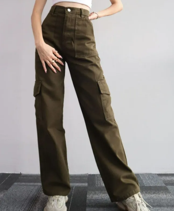 High-Rise Statement Jeans