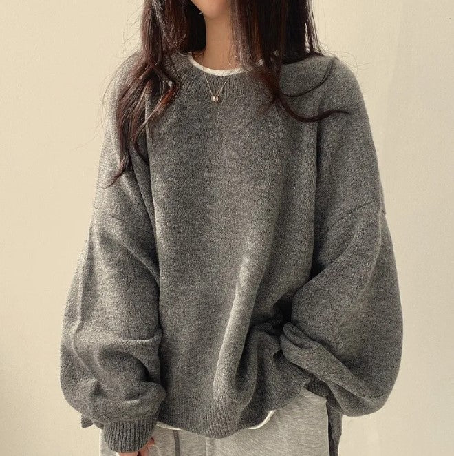 Relaxed-Fit Cozy Knit Sweater