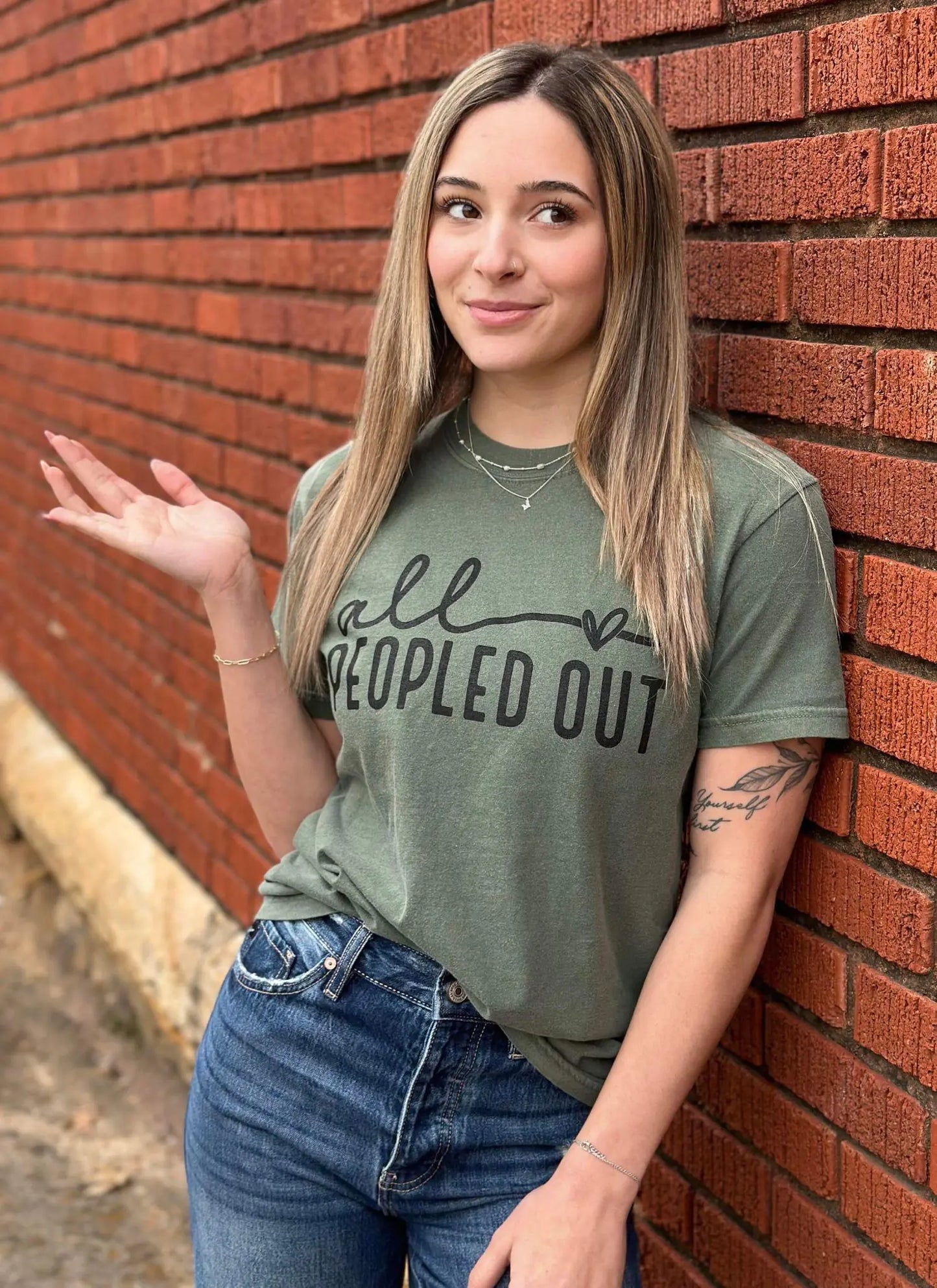 All Peopled Out Tee