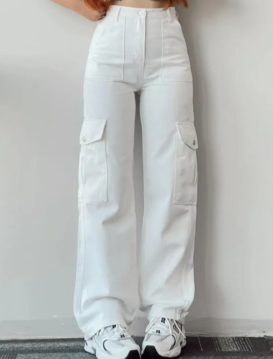 High-Rise Statement Jeans