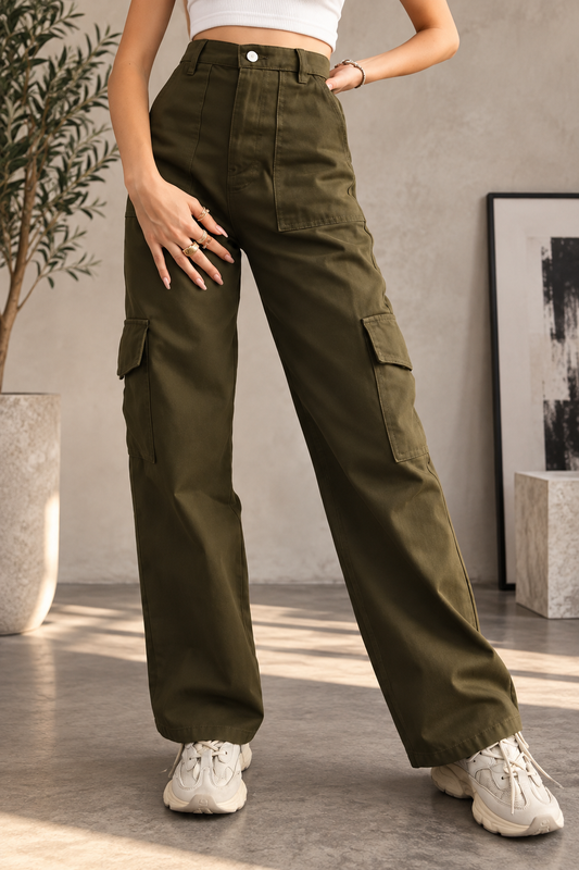 High-Rise Statement Jeans