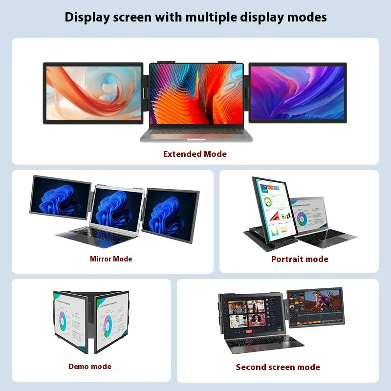 Dual-screen Portable Monitor Laptop