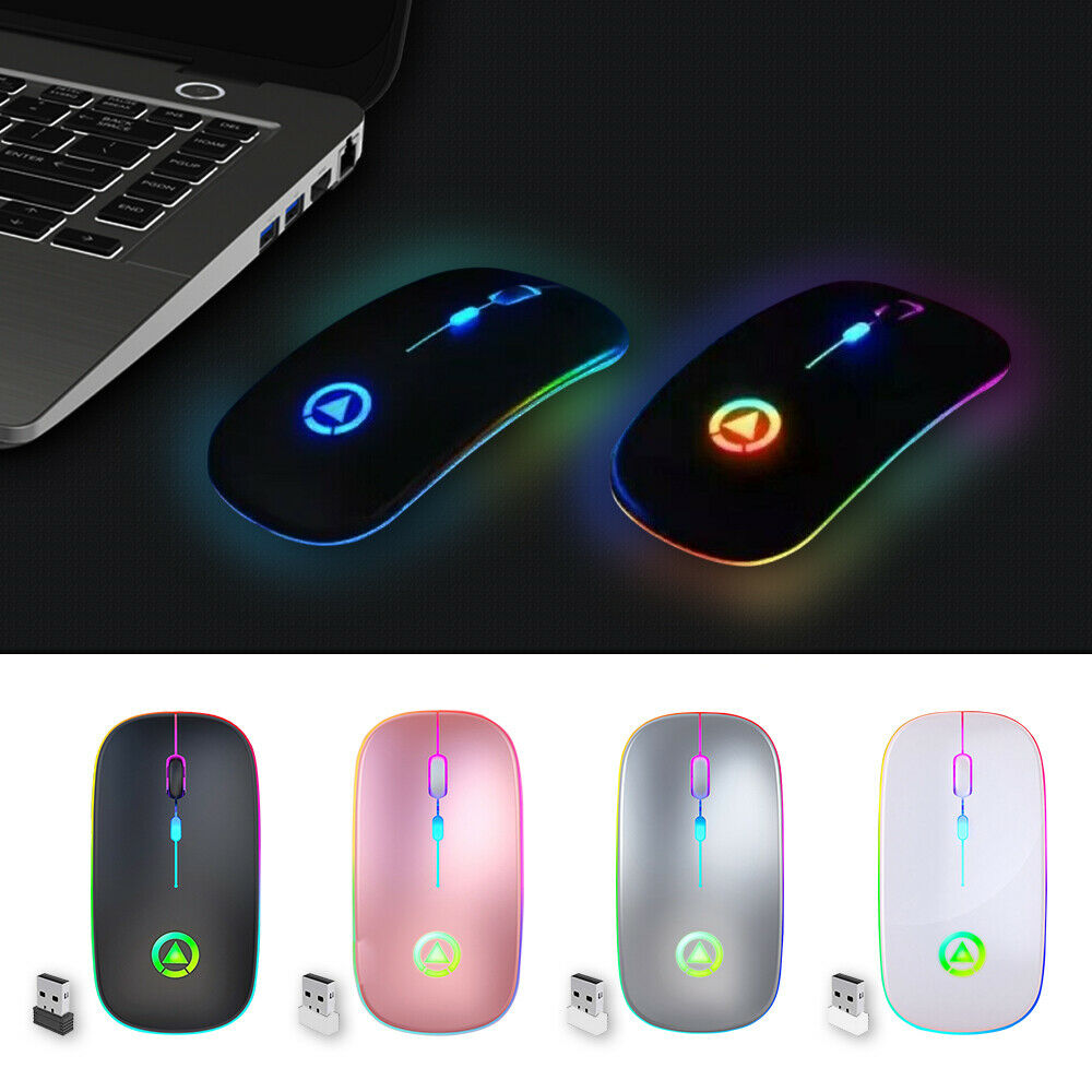 RGB Wireless USB Rechargeable Mouse